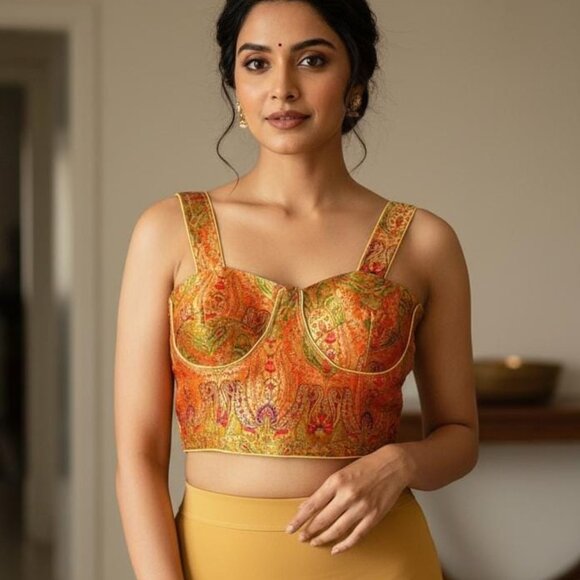 Pathani Cord Set Blouse - Picture 1 of 10